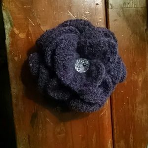 Handmade Crocheted Rose Corsage
